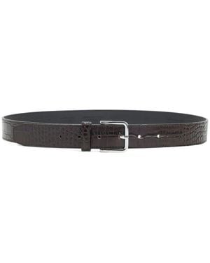 Frankie Shop Belt Croc Patent "Toni" - White