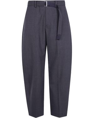 Sacai Suiting Trousers - Blue
