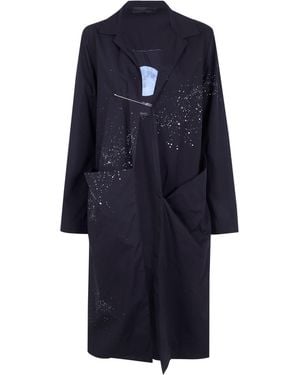 Maria Calderara Midi Raincoat - Blue