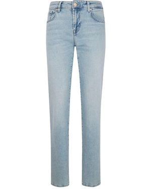 7 For All Mankind 'Calie' Straight Frozen Jeans - Blue