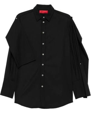 Thelatest "Carmen" Poly Wool Shirt - Black