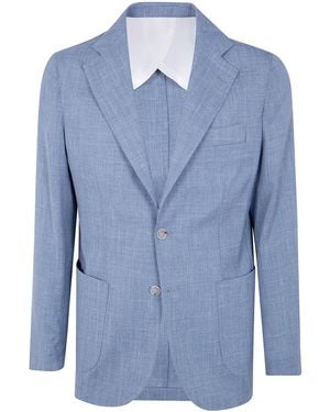 Barba Napoli "Bactive Mono" Jacket - Blue