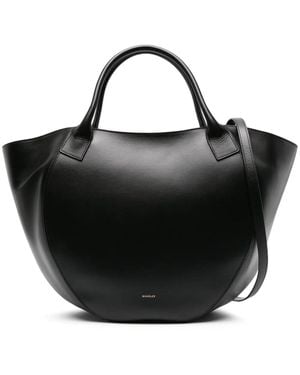 Wandler Borsa Tote Mia Con Stampa - Nero