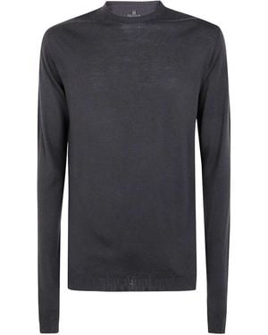 MD75 Wool Crew Neck Sweater - Blue