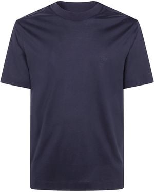Emporio Armani T-Shirt Classic Round Neck "Em006779.Af28078 Uc001" - Blue