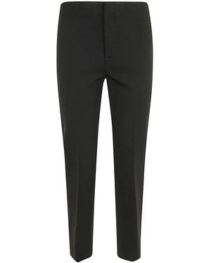 Liviana Conti Light Flare Trousers - Black