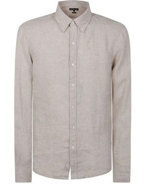Michael Kors Long Sleeves Linen Shirt - Grey