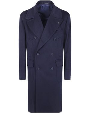 Tagliatore Coat Wool "C Sherry" - Blue