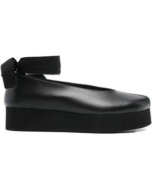 Comme des Garçons Platform Ballet Shoes - Black