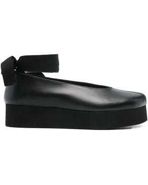 Comme des Garçons Scarpe Ballet Platform - Nero