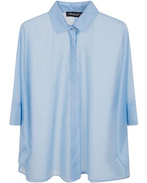 DR. HOPE Oversized Shirt - Blue