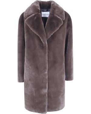 STAND Teddy Coat "Camille" - Brown