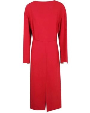 Carven Fitted Dress - Red