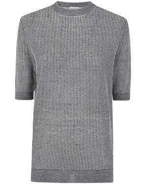 Ballantyne Pullover A Maniche Corte Di - Grigio
