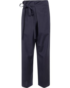 Fear Of God Low Rise Wrap Trousers - Blue