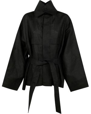 Issey Miyake Hempen Jacket - Black