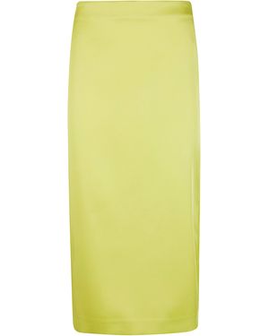 Twinset Pencil Midi Skirt - Yellow