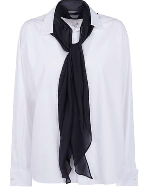 Sacai Camicia Popeline "Popeline Shirt" - Blu