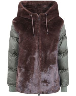 Betta Corradi Jacket Hooded "Dudu" - Brown