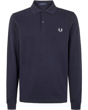 Fred Perry Cotton Polo - Blue