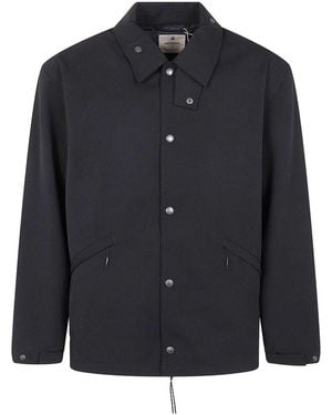 Snow Peak "Hybrid" Wool Coach Jacket - Blue
