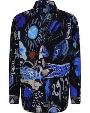 Paul Smith Camicia S/C Regular Fit - Blu