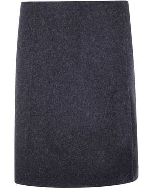 P.A.R.O.S.H. P. A.R. O. H. Pencil Skirt - Blue