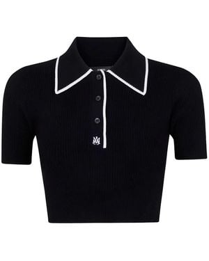 Amiri Polo Shirts - Black