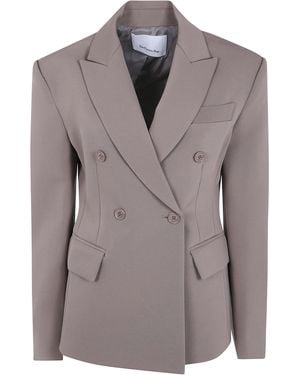 Frankie Shop Jacket Cinched "Doyer" - Brown