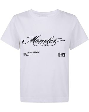 Moncler Short Sleeves T-Shirt - White