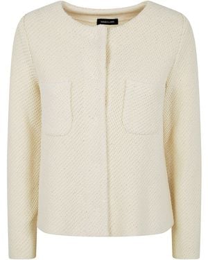 Anneclaire Classic Cropped Jacket - Natural