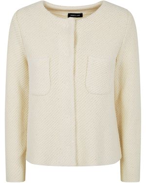 Anneclaire Classic Cropped Jacket - Natural