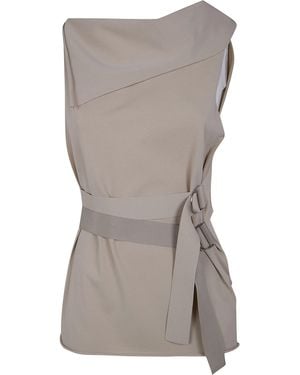 Pierantoniogaspari Stretch Metal Tank Top - Grey