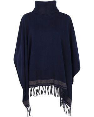 Ralph Lauren Poncho "Ruana" - Blue