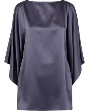 Lanvin Elegant Caftan Top For - Blue