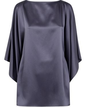 Lanvin Elegant Caftan Top For - Blue