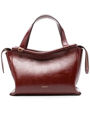 Wandler Shoulder Bag Calf Leather "Ida" - Purple