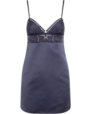 Elisabetta Franchi Mini Evening Dress - Black