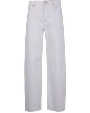 7 For All Mankind "Bonnie Curvilinear" Jeans - White