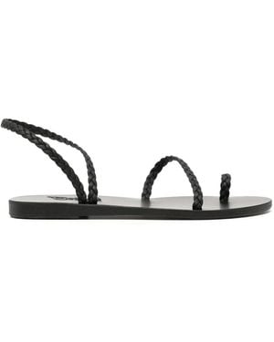 Ancient Greek Sandals Eleftheria Flat Sandals By Ancient Greek S - Black