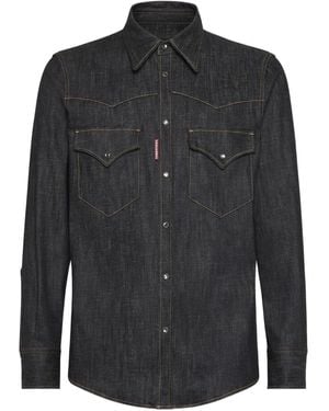DSquared² Fashion Western Shirt - Black