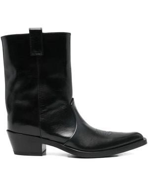 KHAITE "Clive" Ankle Boot 35 - Black