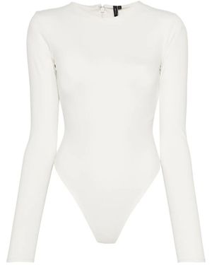 Entire studios Long Sleeves Bodysuit By - White