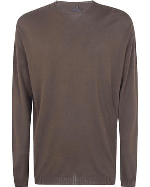 MD75 Light Cotton Long Sleeves Sweater - Brown