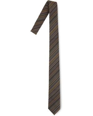 Paul Smith Tie Sig Pin Strp - White