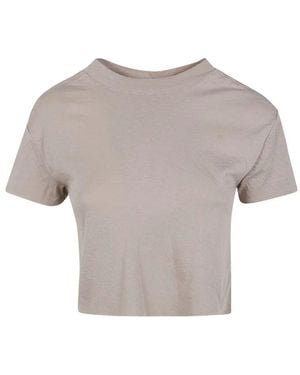 Thom Krom Crop T-Shirt - Gray