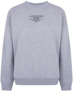 Anine Bing Sweatshirt "Miles" - Blue