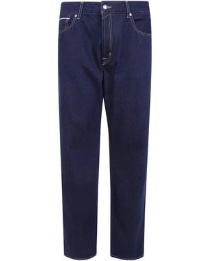 7 For All Mankind Straight-Leg Jeans "Morden Straight" - Blue