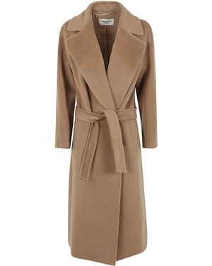 Weekend by Maxmara Coat Belted "Wkd Tempera" - Natural