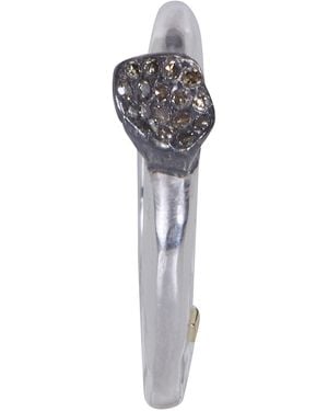 Rosa Maria "Woina S St Dix Co" Ring With Setting Sterling And C - Grey